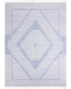 Tappeto ANSAR Blu 160 x 230 cm Cotone