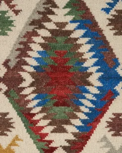 Tappeto AREVIK Multicolore 80 x 150 cm Lana Kilim
