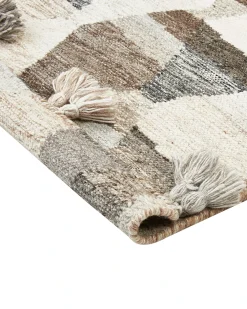Tappeto ARGAVAND Beige 160 x 230 cm Lana Kilim