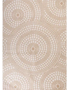 Tappeto ARIBA Bianco Beige 160 x 230 cm Iuta