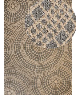 Tappeto ARIBA Grigio Beige 160 x 230 cm Iuta