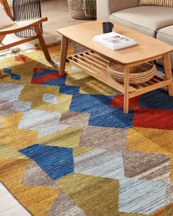 Tappeto ARZAKAN Multicolore 160 x 230 cm Lana Kilim