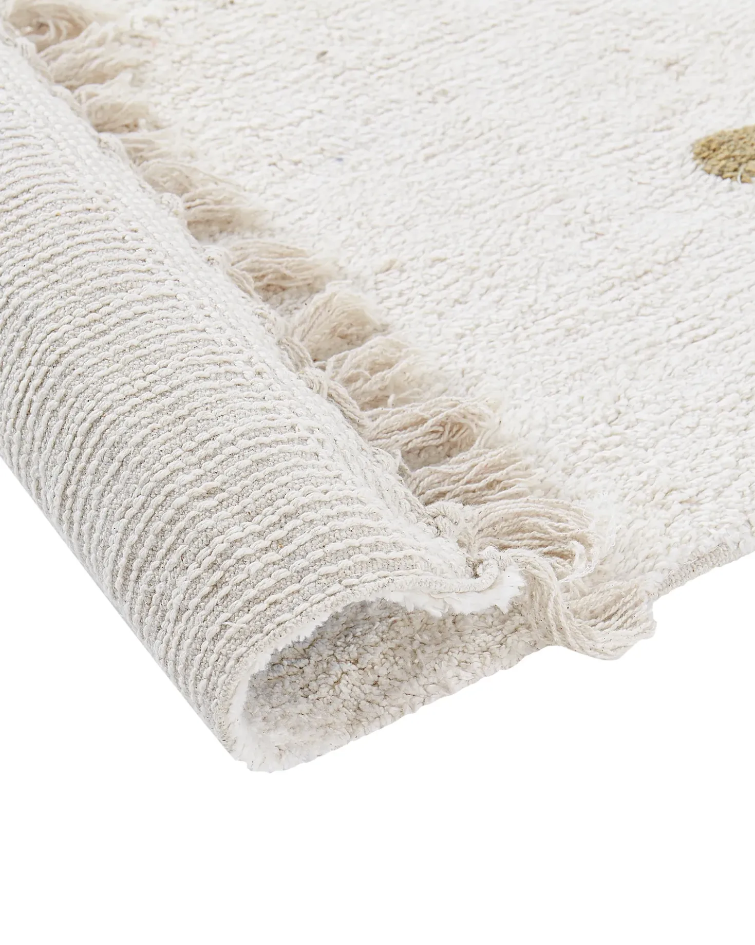 Tappeto ASTAF Bianco sporco 140 x 200 cm Cotone