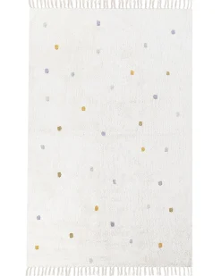 Tappeto ASTAF Bianco sporco 140 x 200 cm Cotone