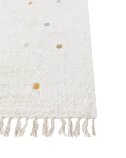 Tappeto ASTAF Bianco sporco 140 x 200 cm Cotone