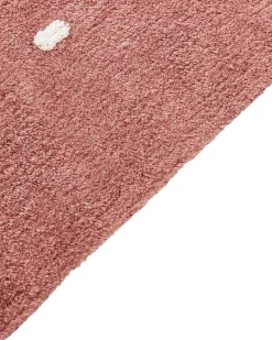 Tappeto ASTAF Rosso chiaro 140 x 200 cm Cotone
