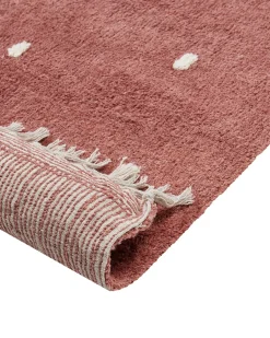 Tappeto ASTAF Rosso chiaro 140 x 200 cm Cotone