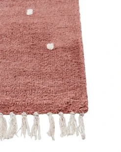 Tappeto ASTAF Rosso chiaro 140 x 200 cm Cotone