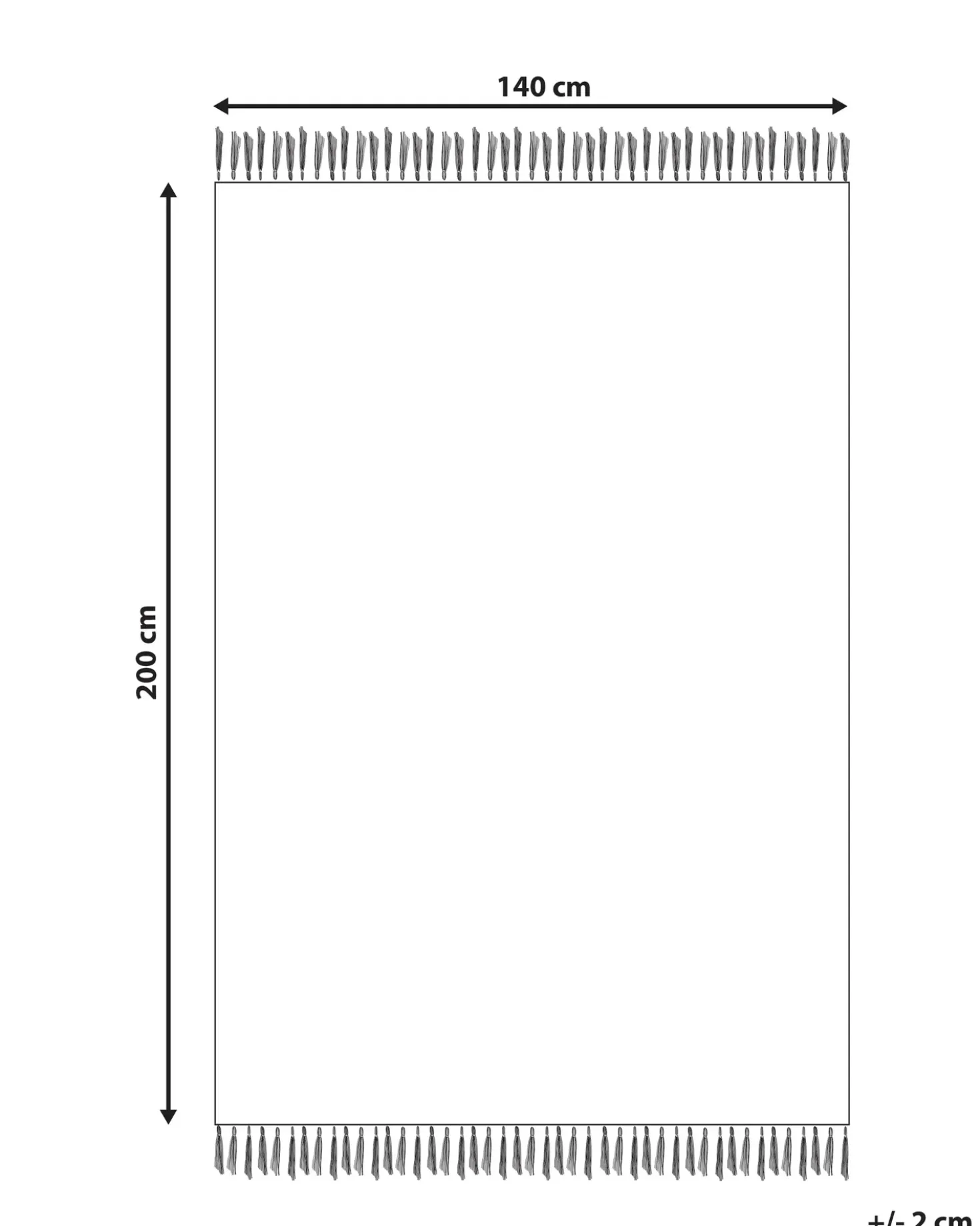Tappeto ASTAF Rosso chiaro 140 x 200 cm Cotone