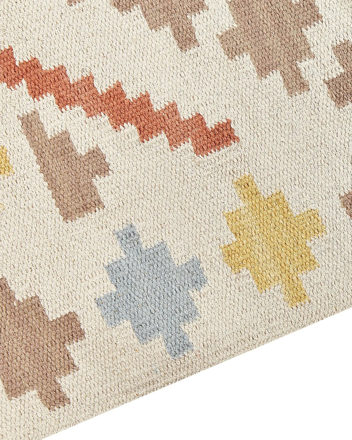Tappeto ATAN Multicolore 80 x 300 cm Cotone Kilim