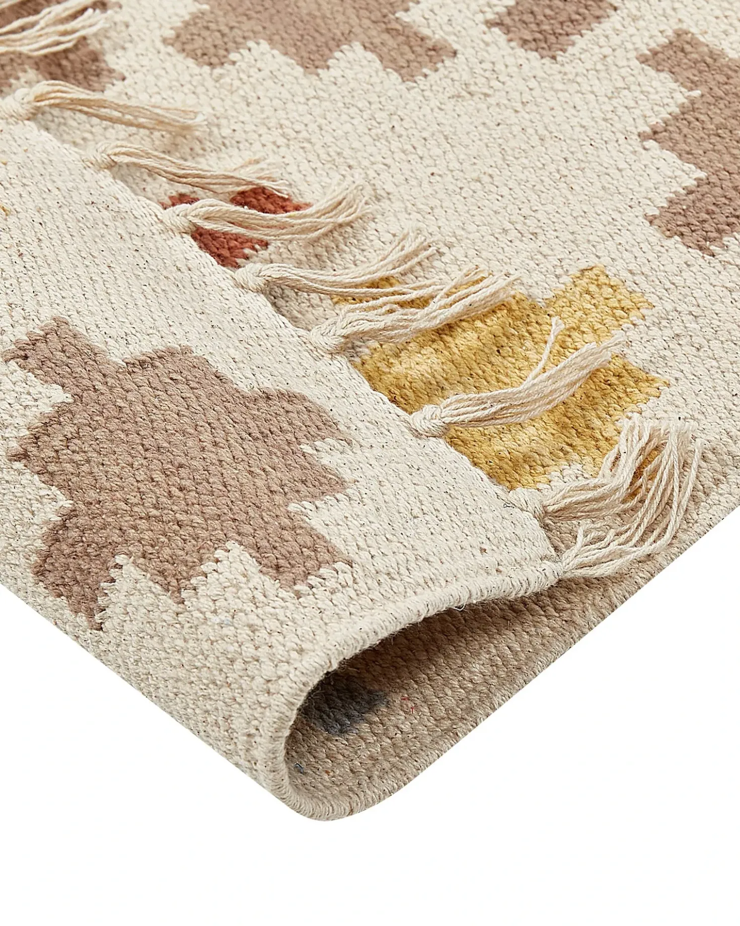 Tappeto ATAN Multicolore 80 x 300 cm Cotone Kilim