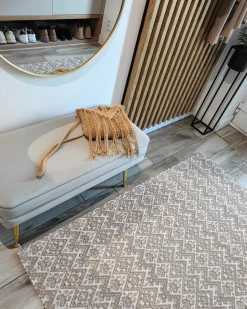 Tappeto ATIMA Beige 160 x 230 cm Iuta