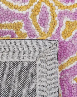 Tappeto AVANOS Rosa 200 x 200 cm Lana