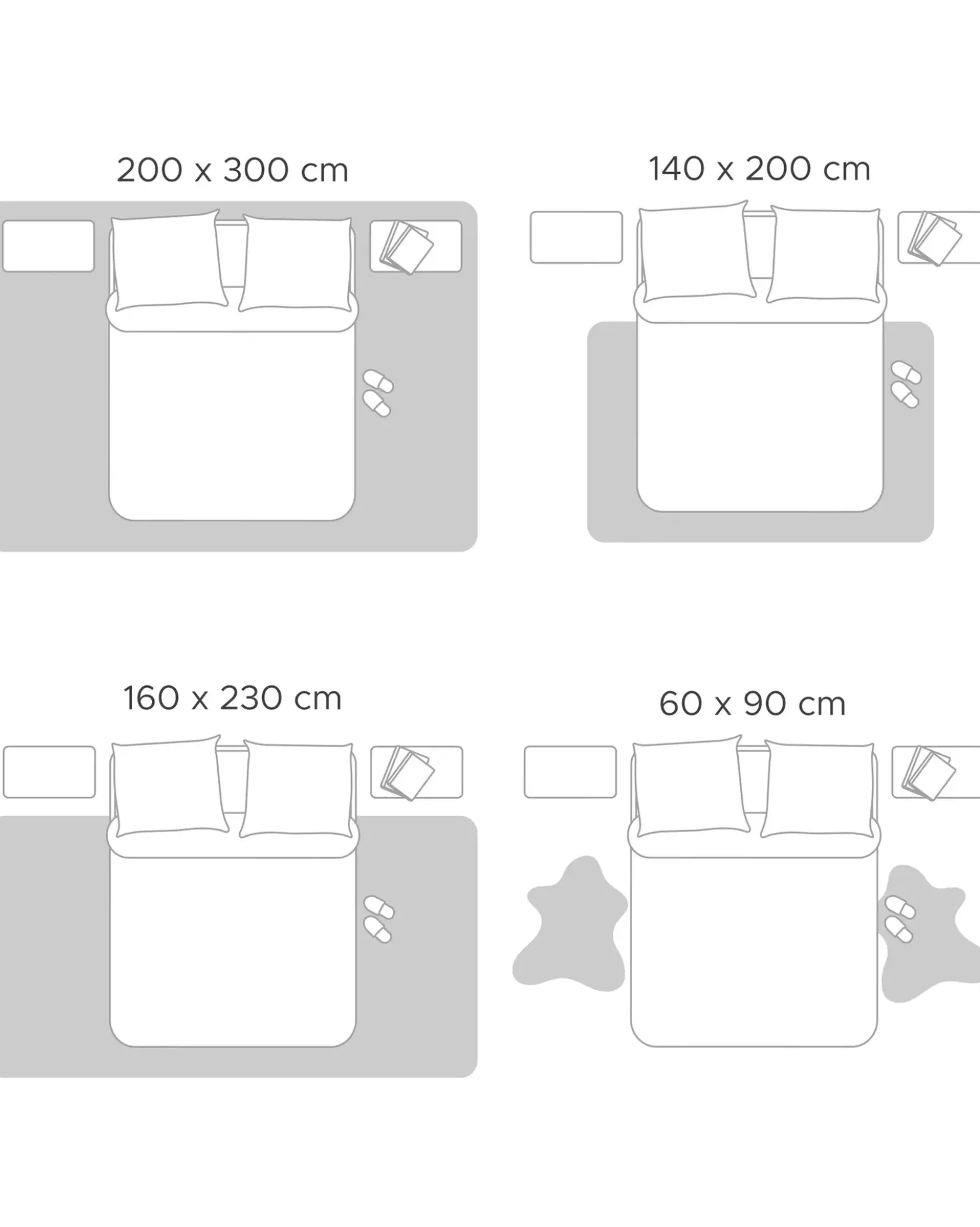 Tappeto BADEMLI Bianco sporco 80 x 150 cm