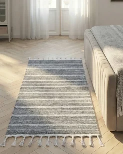 Tappeto BADEMLI Bianco sporco 80 x 150 cm