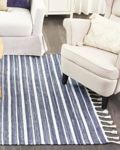 Tappeto BADEMLI Blu scuro 160 x 230 cm