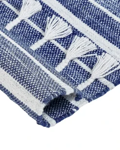 Tappeto BADEMLI Blu scuro 140 x 200 cm