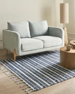Tappeto BADEMLI Blu scuro 140 x 200 cm