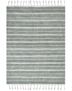 Tappeto BADEMLI Verde scuro 140 x 200 cm