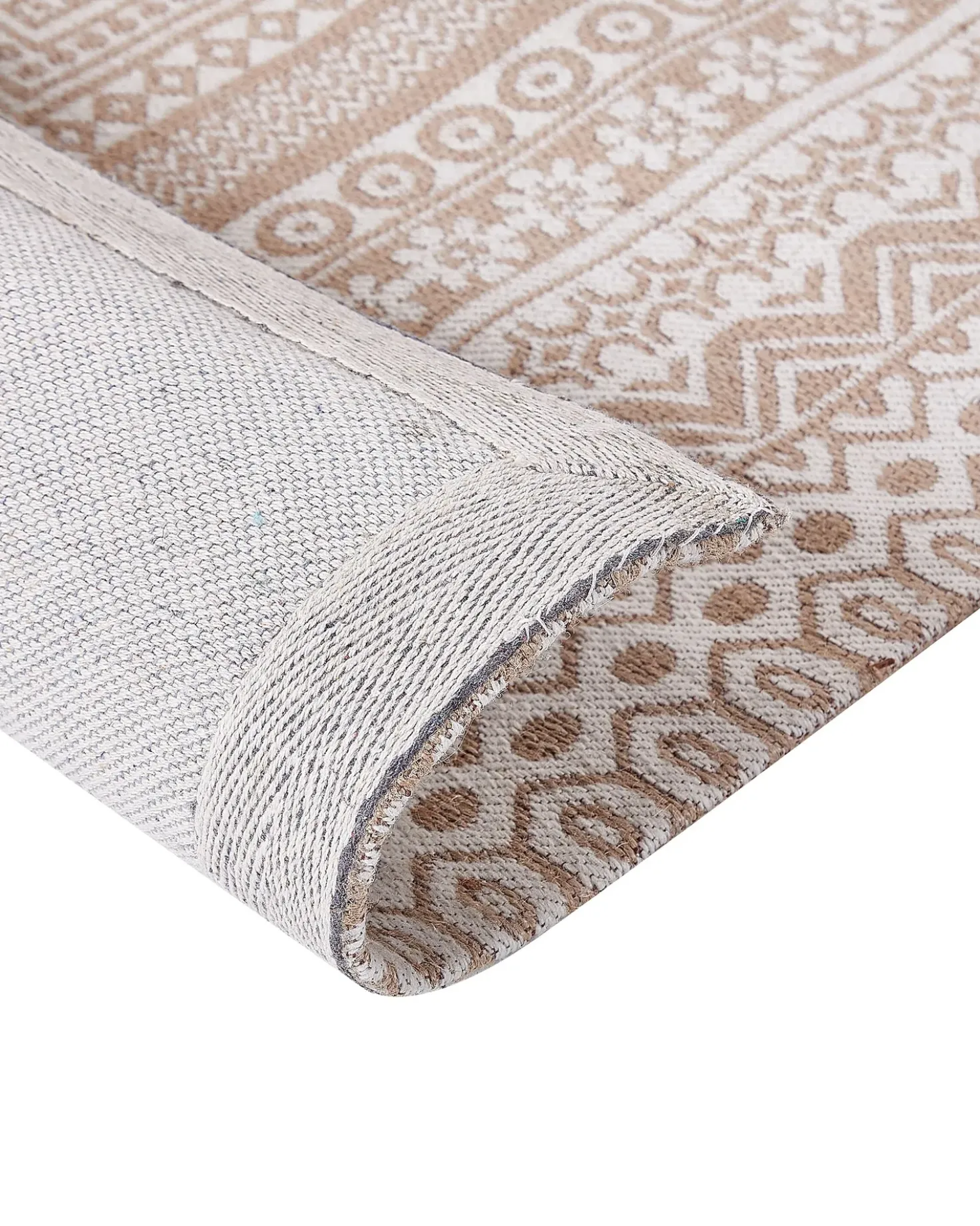 Tappeto BAGLAR Bianco 160 x 230 cm Iuta