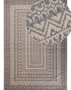 Tappeto BAGLAR Grigio 160 x 230 cm Iuta