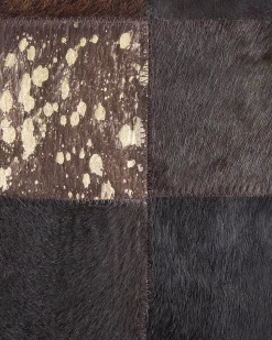 Tappeto BANDIRMA Marrone 140 x 200 cm Pelle naturale