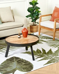 Tappeto BARZAH Verde 200 x 300 cm Cotone