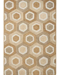 Tappeto BASOREN Beige 160 x 230 cm Iuta