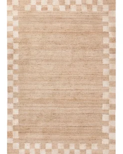 Tappeto BEED Beige chiaro 160 x 230 cm Iuta