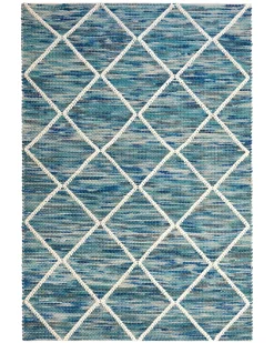 Tappeto BELENLI Blu 140 x 200 cm Lana