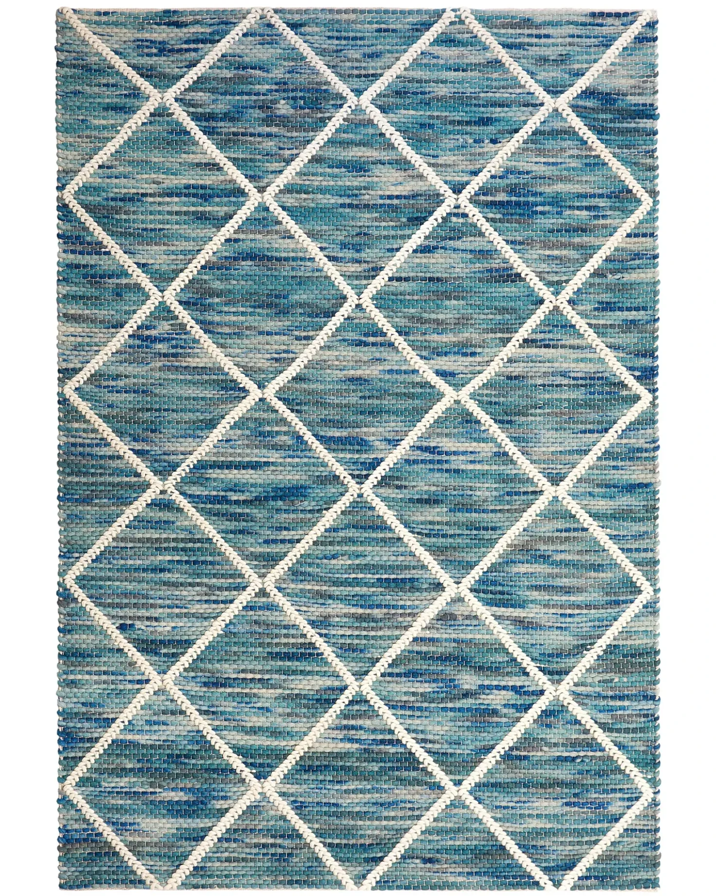 Tappeto BELENLI Blu 140 x 200 cm Lana
