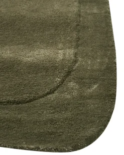 Tappeto BERANI Verde scuro 80 x 250 cm Viscosa