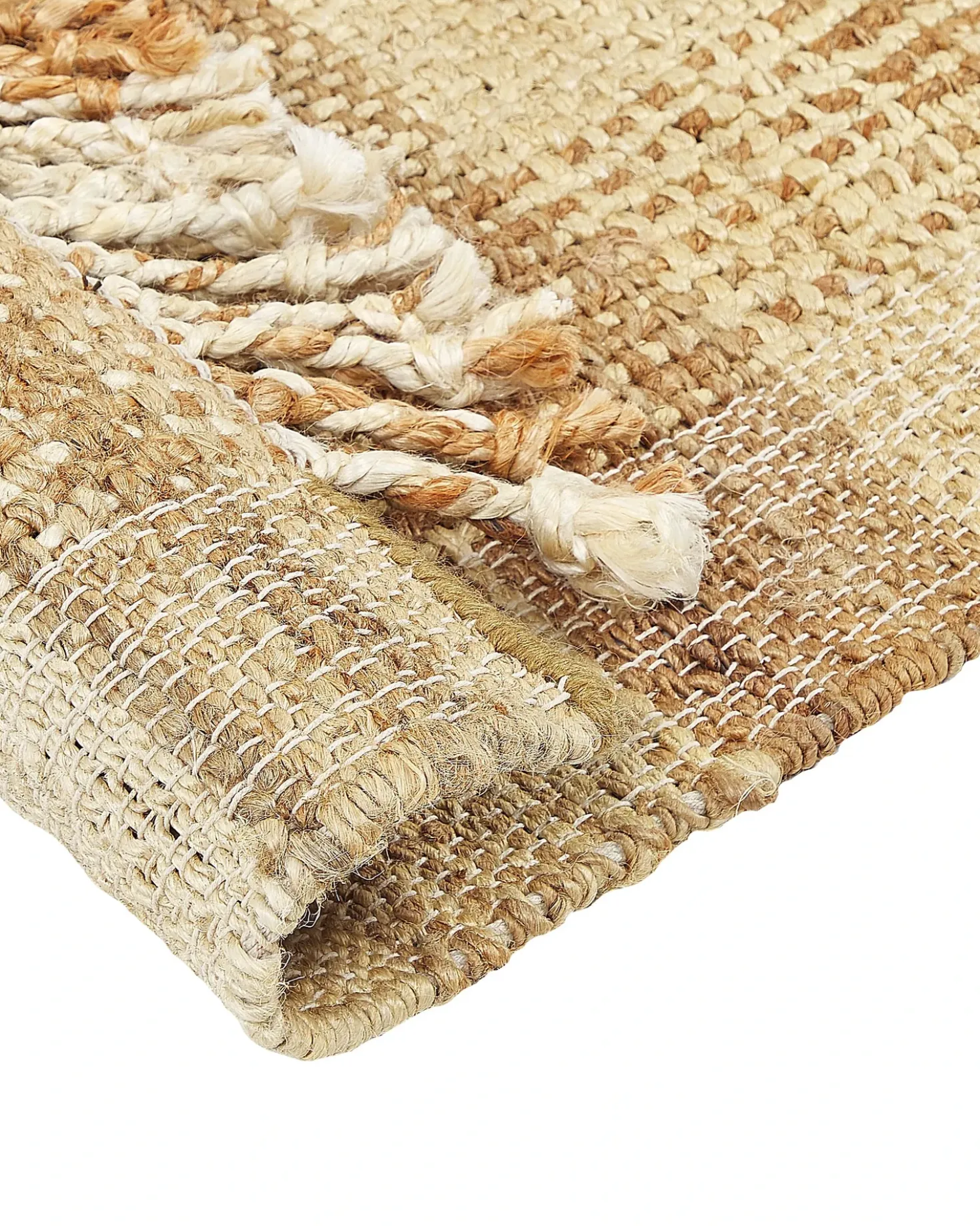 Tappeto BERISSA Beige 80 x 150 cm Iuta
