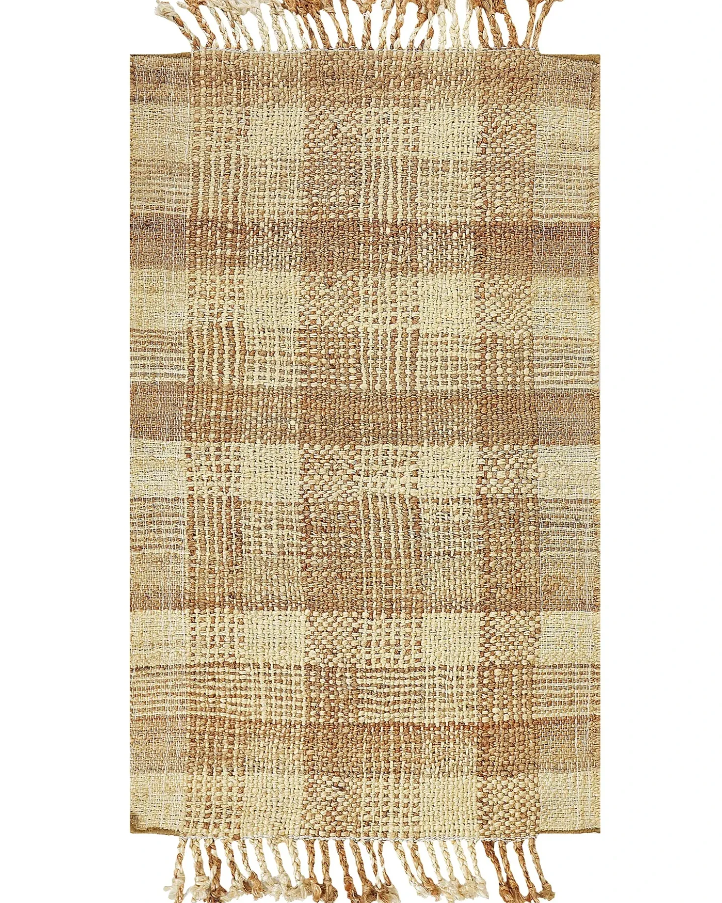 Tappeto BERISSA Beige 80 x 150 cm Iuta