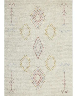 Tappeto BETTIAH Beige 160 x 230 cm Cotone