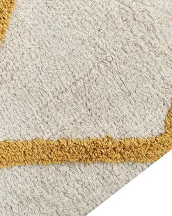 Tappeto BEYLER Bianco 160 x 230 cm Cotone