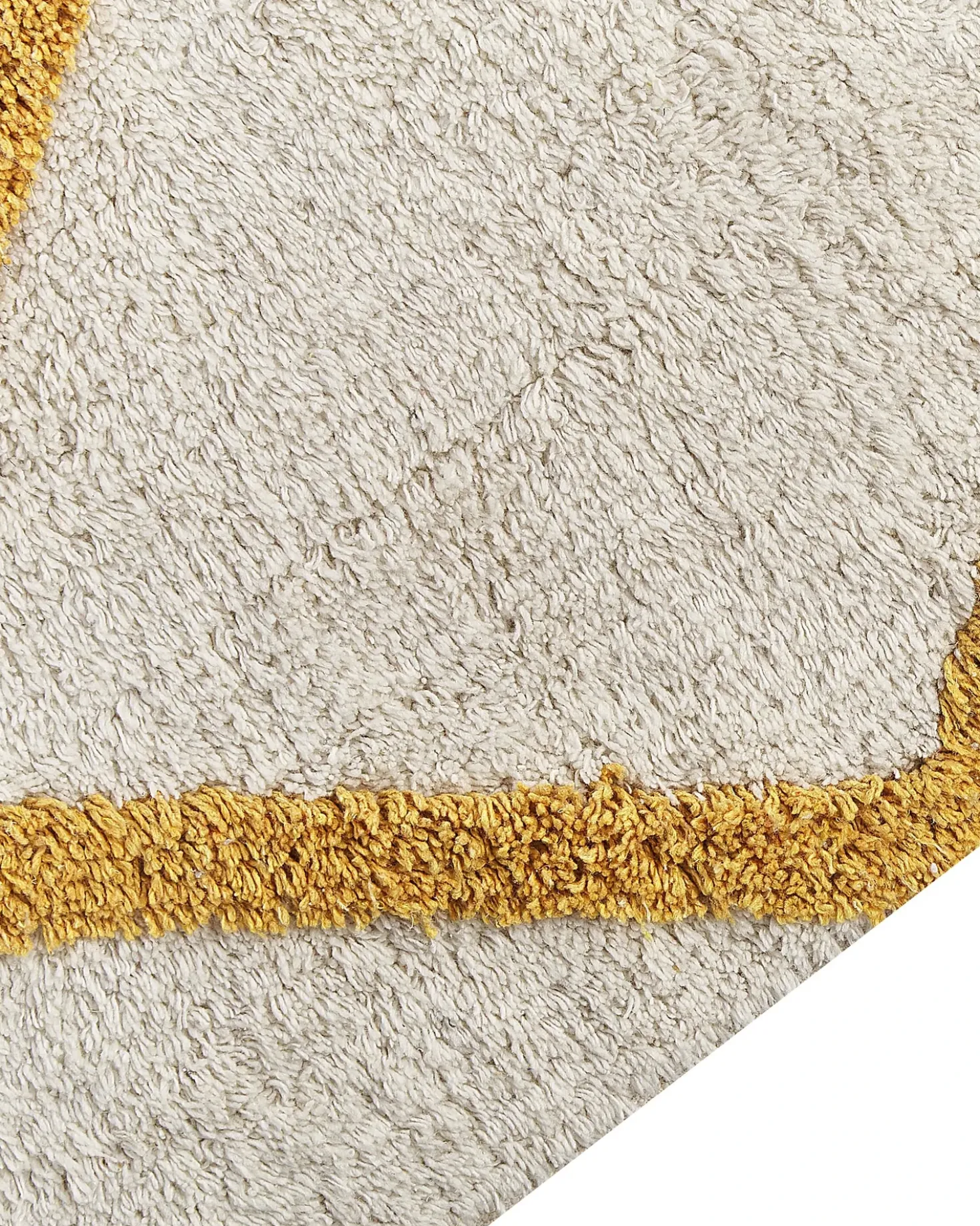Tappeto BEYLER Bianco 160 x 230 cm Cotone
