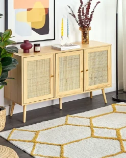 Tappeto BEYLER Bianco 160 x 230 cm Cotone