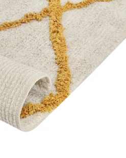 Tappeto BEYLER Bianco 160 x 230 cm Cotone