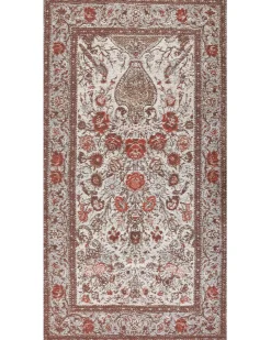 Tappeto BINNISZ Rosso 80 x 150 cm Cotone