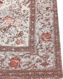 Tappeto BINNISZ Rosso 80 x 150 cm Cotone