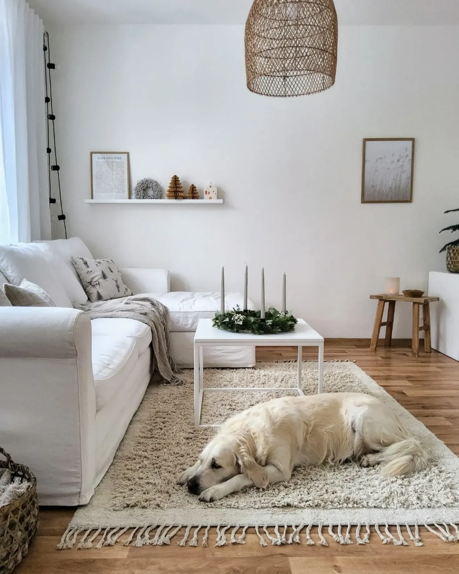 Tappeto BITLIS Beige chiaro 140 x 200 cm Cotone
