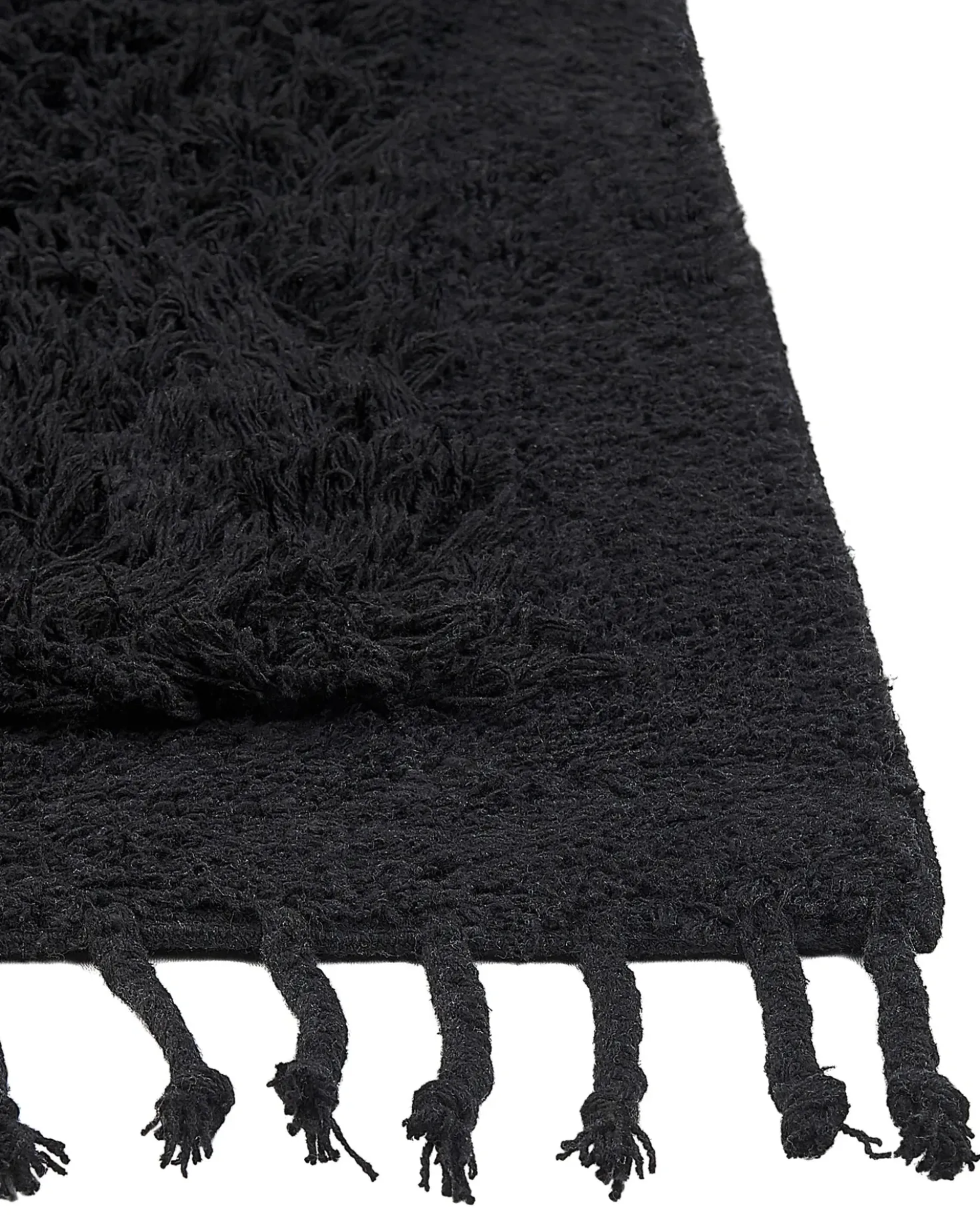 Tappeto BITLIS Nero 140 x 200 cm Cotone