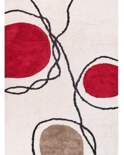 Tappeto BOLAT Beige 140 x 200 cm Cotone