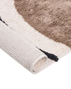 Tappeto BOLAT Beige 140 x 200 cm Cotone