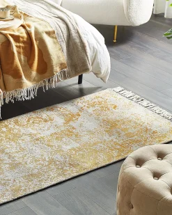 Tappeto BOYALI Senape 80 x 150 cm Viscosa