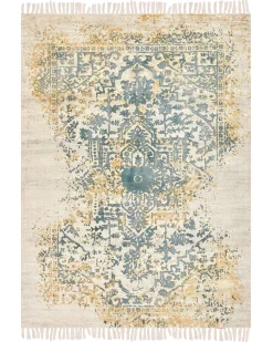 Tappeto BOYALI Verde scuro 140 x 200 cm Viscosa