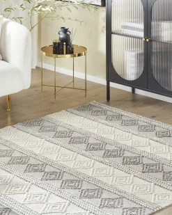 Tappeto BOZOVA Beige chiaro 160 x 230 cm Lana