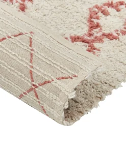 Tappeto BUXAR Beige 160 x 230 cm Cotone