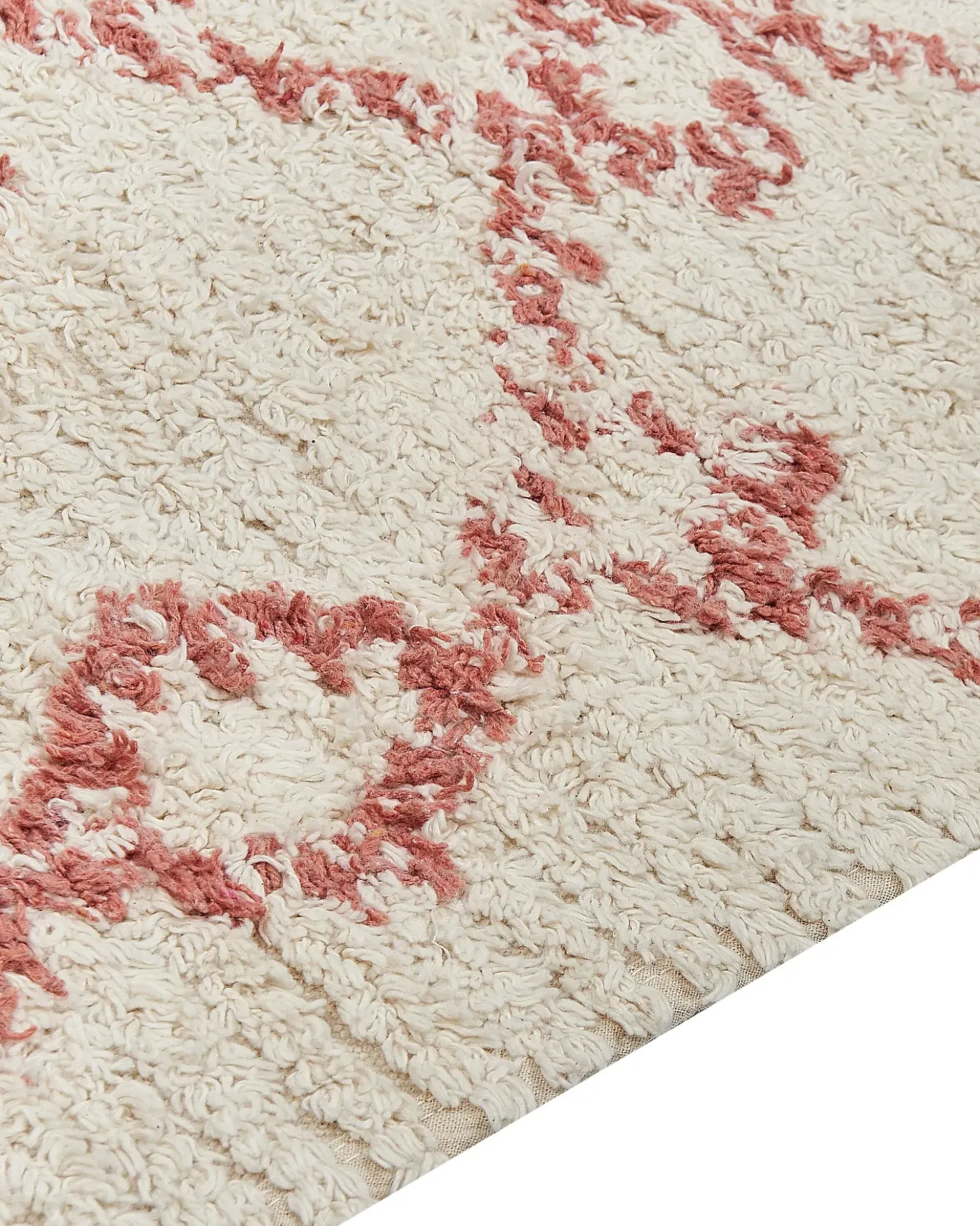 Tappeto BUXAR Beige 160 x 230 cm Cotone